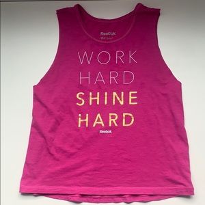 Reebok girls tank top